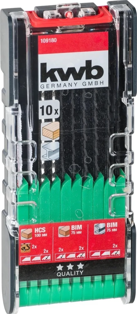 KWB kwb 109180 Stiksavsklinger 10 stk