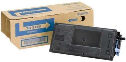 Toneris Kyocera KYOCERA TK-3160 kaseta su tonerem 1 vnt. Oryginalny Juodas