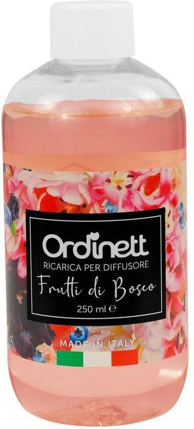 Drėkintuvas ORDINETT aromatinio skysčio difuzoriaus papildymas 250 ml, uogų skonio