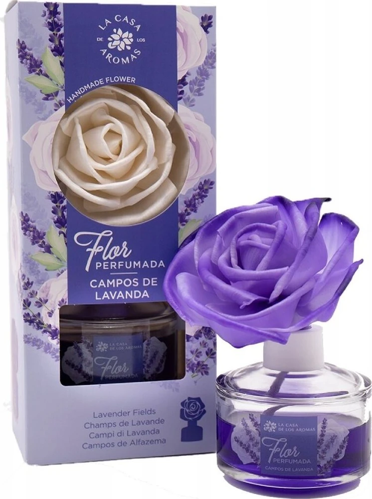 La Casa de los Aromas Flor Perfumada kvepalų difuzorius gėlių pavidalu Levandos 65ml