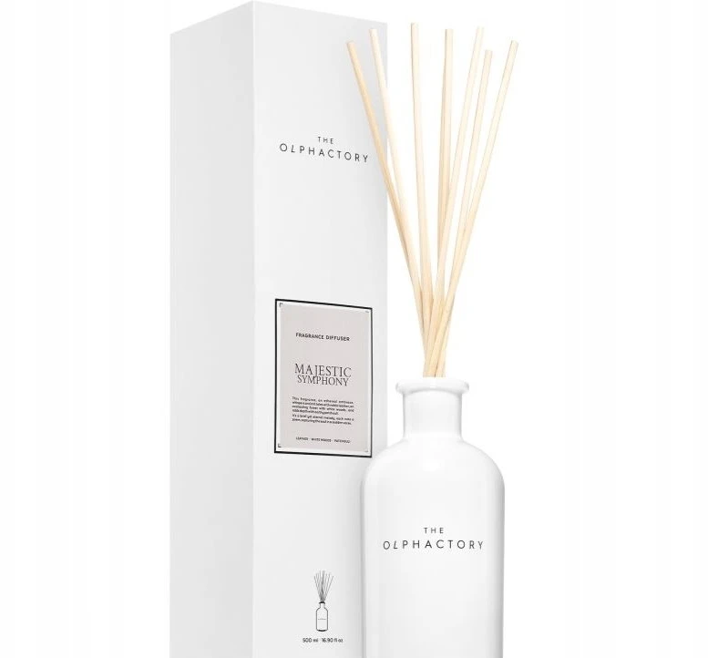 The Olphactory Majestic Symphony Fragrance Sticks Aroma Reed Diffuser, 500 ml