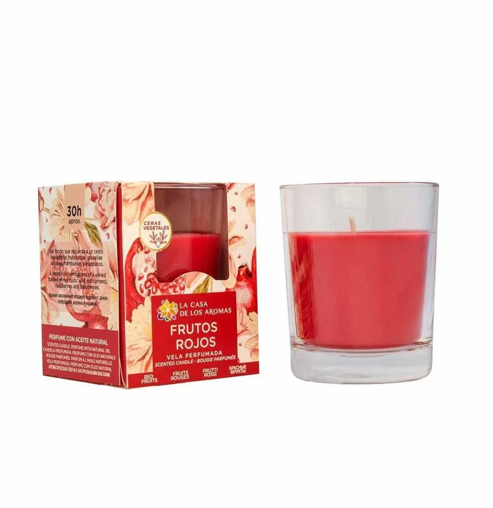 La Casa de los Aromas LOS AROMAS FRUTOS ROJOS kvepianti žvakė, 140 g