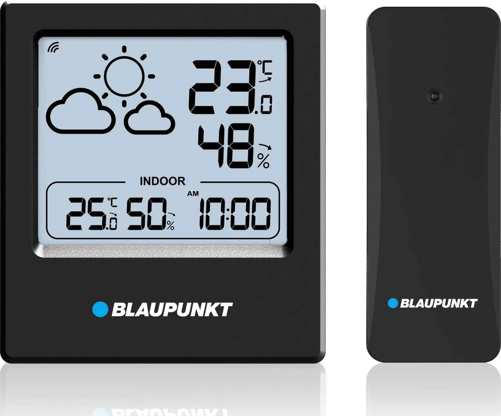 Meteorologinė stotelė su išoriniu jutikliu Blaupunkt WS10BK