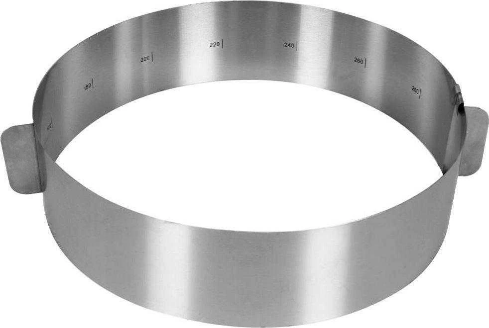 La Cucina Reguliuojama torto forma plieninė 16-30 cm