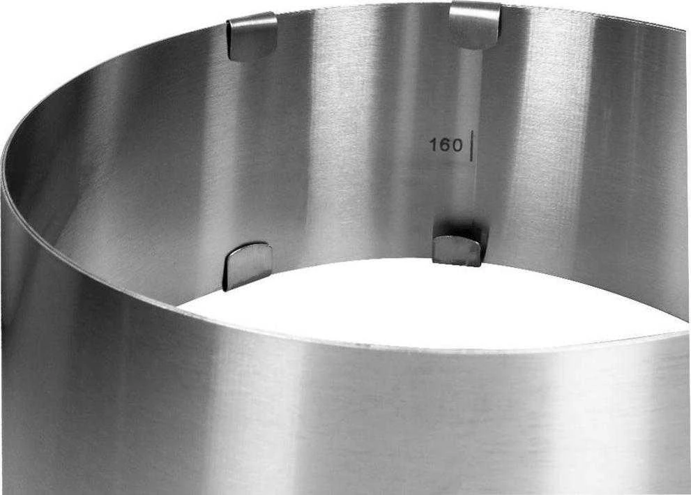 La Cucina Reguliuojama torto forma plieninė 16-30 cm