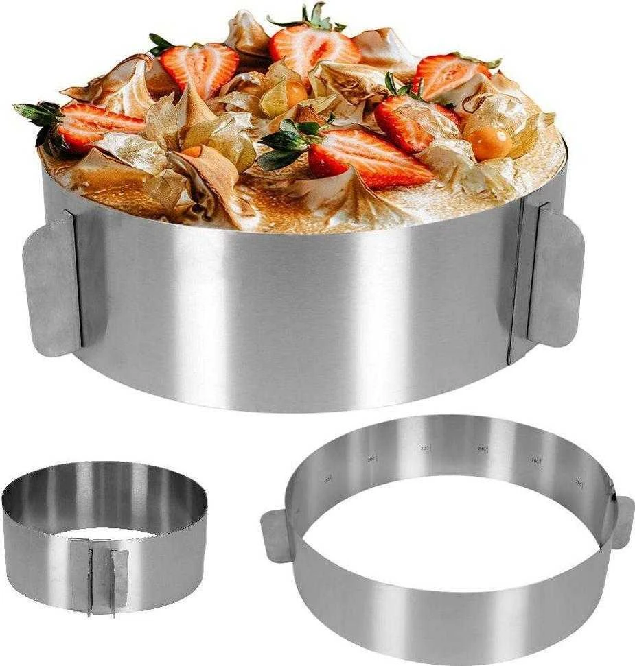 La Cucina Reguliuojama torto forma plieninė 16-30 cm