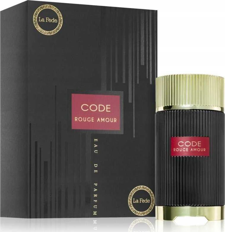 Khadlaj Perfumes La Fede Code Rouge Amour EDP parfumuotas vanduo moterims, 100 ml