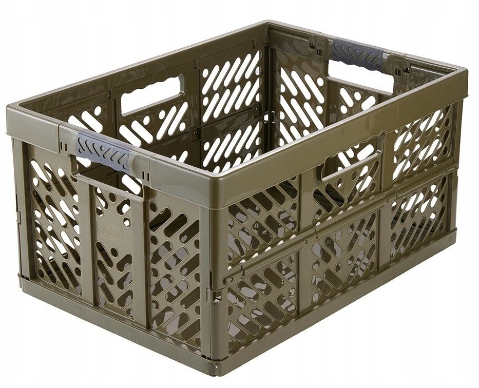 Keeeper Sulankstoma dėžė, kurios keliamoji galia iki 50 kg, Ben 54x37x28cm 45L alyvuogių spalvos 4052396121681