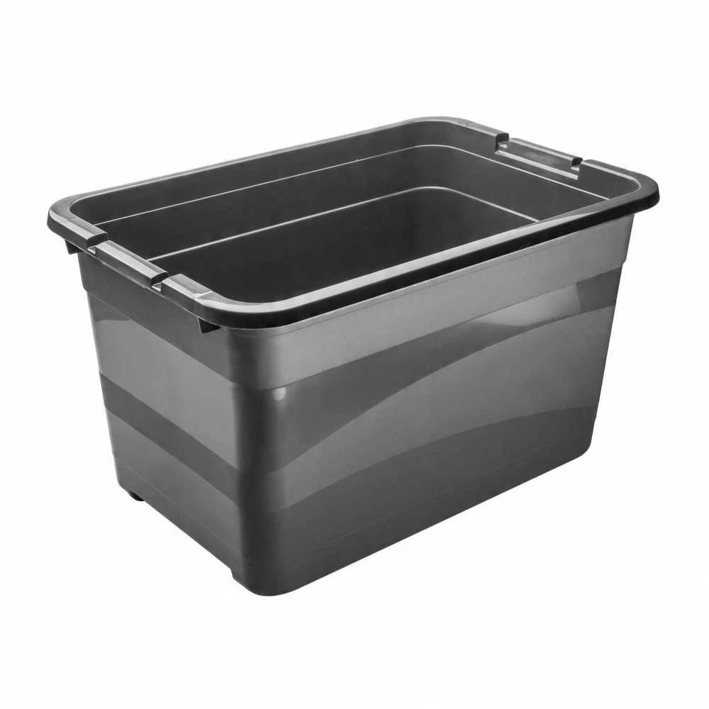 keeeper Aufbewahrungsbox"Box Solido" 52 Liter graphite/raudona mit Deckel Deckel