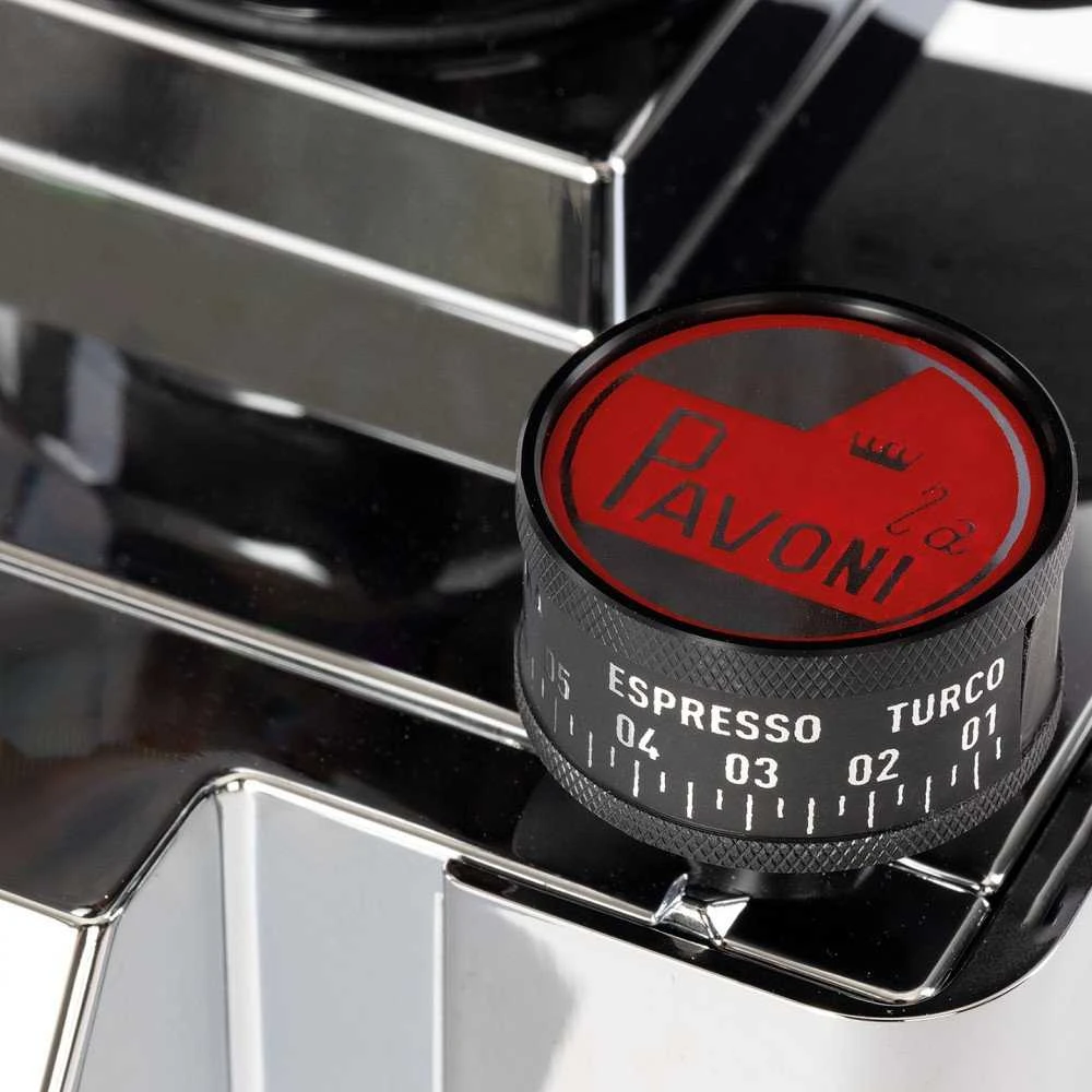 Kavamalė Kavos Malūnas - La Pavoni Nuovo Kube Mill 150g Plieninis Malūnas 310W 5.4kg Chromas