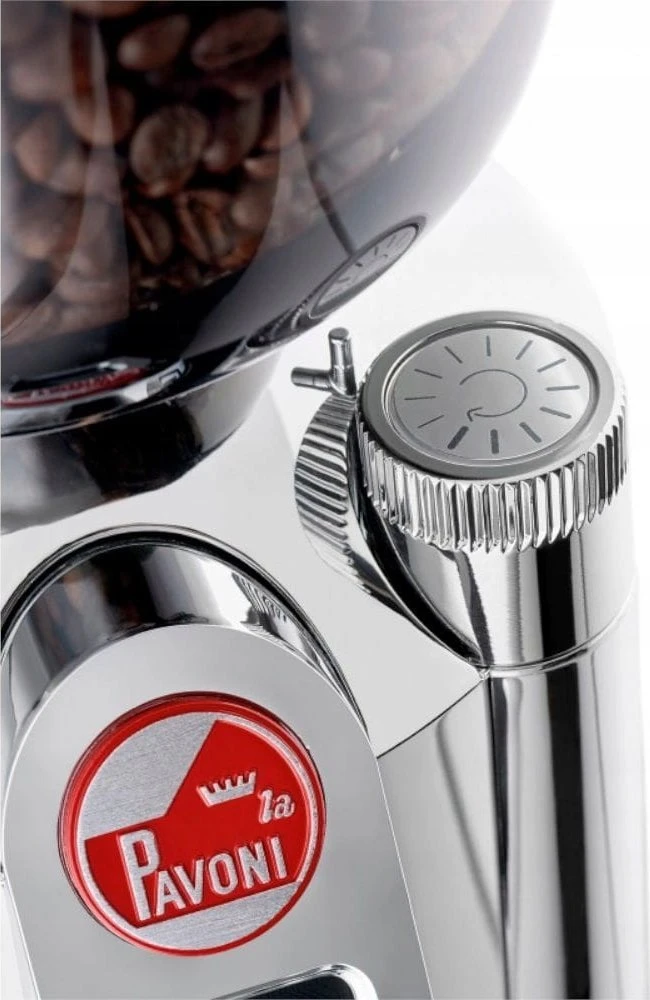 Kavamalė La Pavoni Cilindro Espresso Coffee Grinder - Sidabrinis