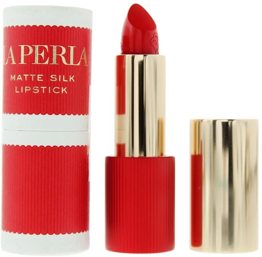 La Perla Matte Silk Matte Silk Kreminis Lipstick 105 Poppy Raudona 3.5 g