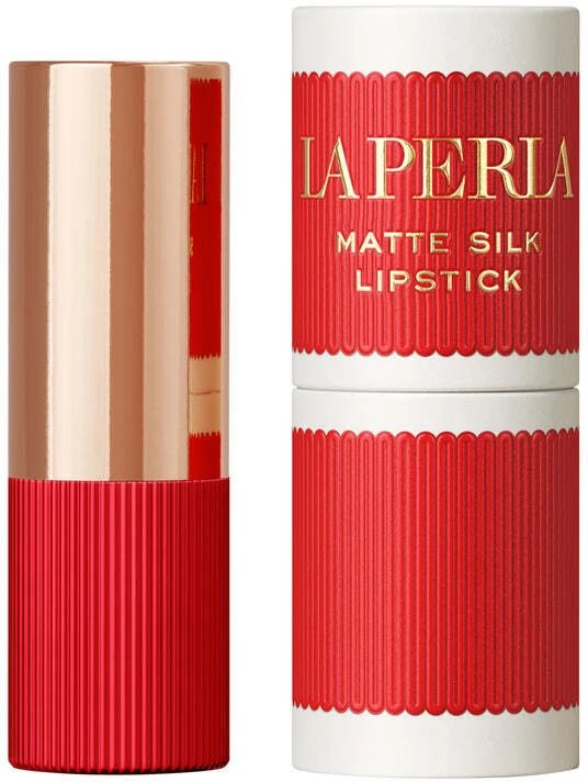 La Perla Matte Silk Matte Kreminis Lipstick 111 Auburn Raudona 3.5 g
