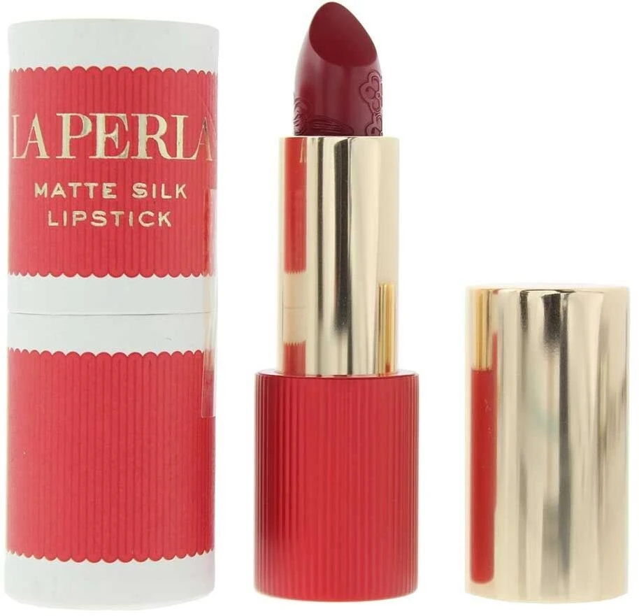 La Perla Matte Silk Matte Kreminis Lipstick 107 Cherry Raudona 3.5 g