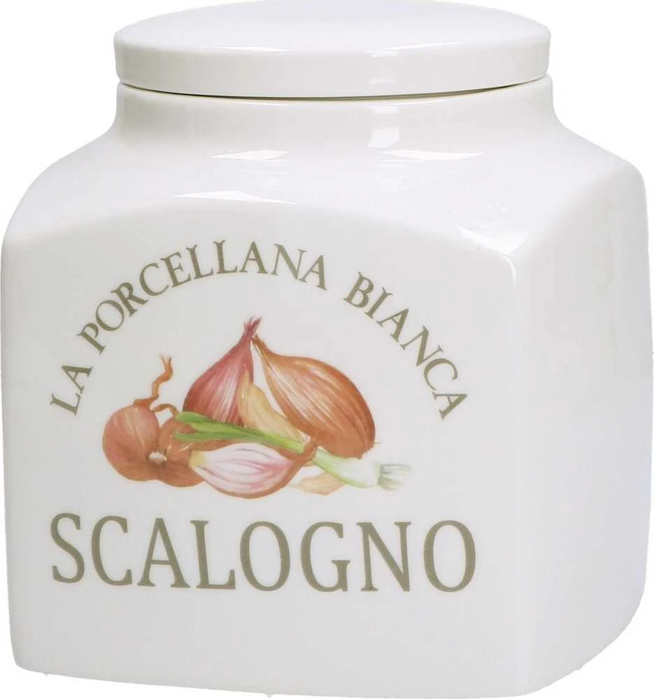 LA PORCELLANA BIANCA CONSERVA Askaloninių česnakų indelis 1,8 ltr