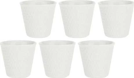 LA PORCELLANA BIANCA APEREGINA Rinkinys 6 puodeliai 75 ml