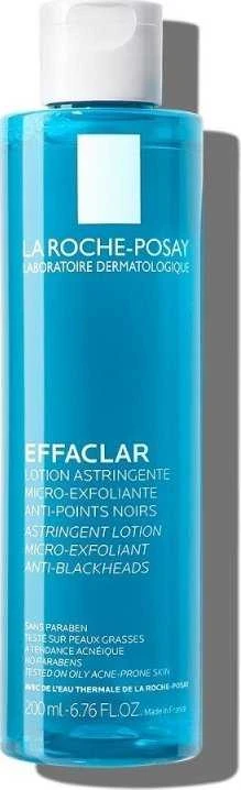 La Roche-Posay Effaclar Astringent Lotion Sutraukiantis losjonas riebiai ir probleminei odai, 200 ml