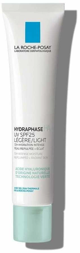 La Roche Posay Hydraphase HA UV SPF 25 Light Kreminis apsauginis drėkinamasis veido kremas, 40 ml