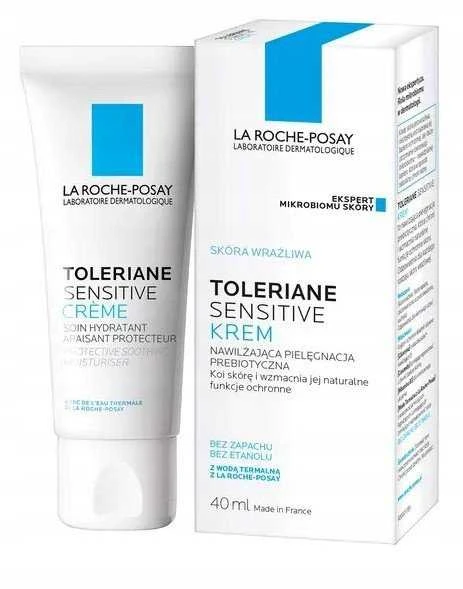 La Roche-Posay LRP Toleriane Sensitive Raminamasis veido kremas jautriai odai La Roche-Posay, 40 ml