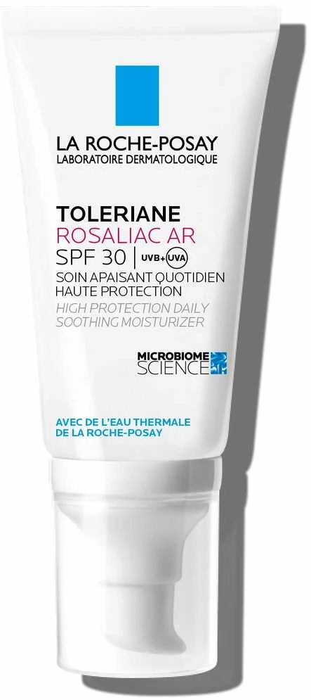 La Roche-Posay Toleriane Rosaliac AR Soothing Moisturiser SPF 30 drėkinamasis apsauginis veido kremas, 50 ml