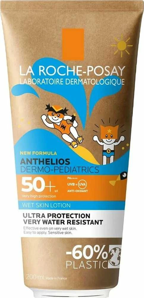 La Roche-Posay Anthelios Dermo‑Pediatrics Wet Lotion SPF 50+ apsauginis losjonas nuo saulės vaikams, 200 ml