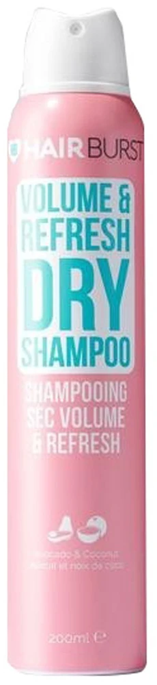 Hairburst Hair Sausas šampūnas Volumising & Refreshing apimties suteikiantis sausasis šampūnas, 200 ml