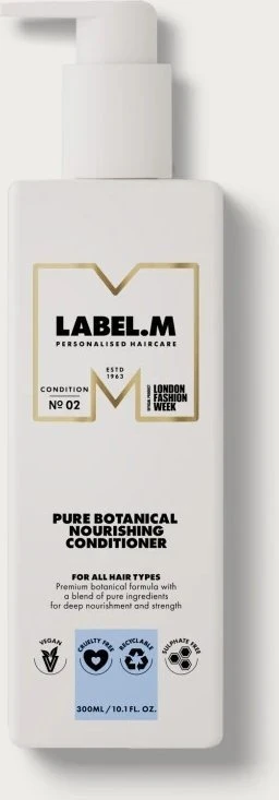 Label.m Pure Botanical maitininantis Conditioner maitinamasis plaukų kondicionierius, 300 ml