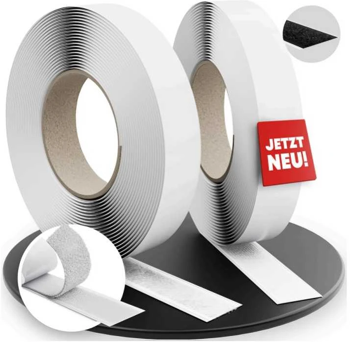 LABEL THE CABLE EASY TAPE STRAP velcro tape – 8m, 20mm, baltas