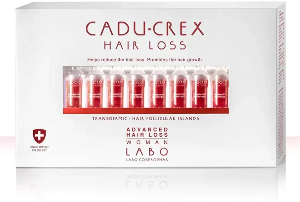 Labo Suisse Labo Cadu-Crex Advanced Stage Anti-Hair Loss Ampoules Treatment Serum For Scalp For Women, 20 vnt. 3.5 ml