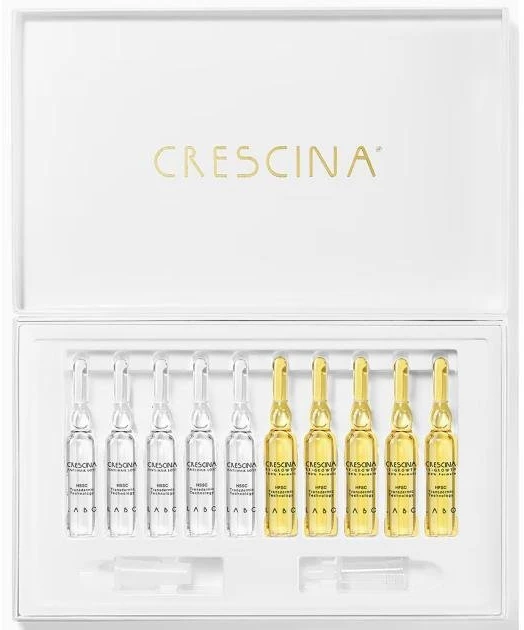 Labo Crescina Transdermic HFSC 500 For Growth Stimulation Ampoules Treatment Serum For Scalp For Women 10 + 10 vnt. 3.5 ml