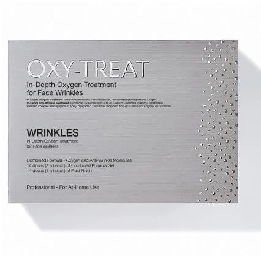 „Oxy-Treat“ raukšlių rinkinys Labo: „Oxy-Treat“ veido gelis nuo raukšlių, 50 ml + „Oxy-Treat“ emulsija nuo raukšlių, 15 ml