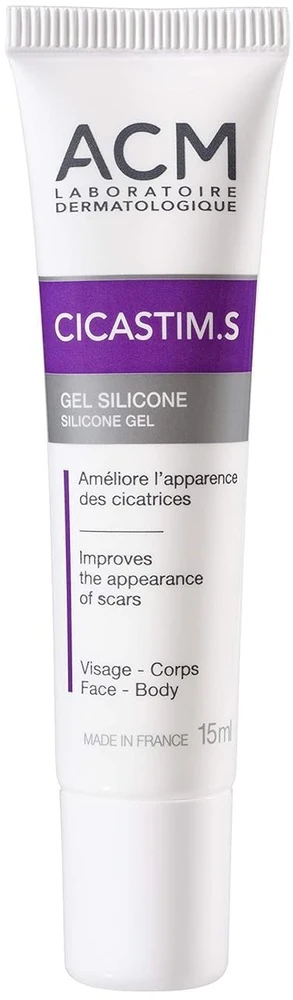 „Laboratoire ACM“, „Cicastim S“, prieš žymes, gelis, veidui ir kūnui, 15 ml