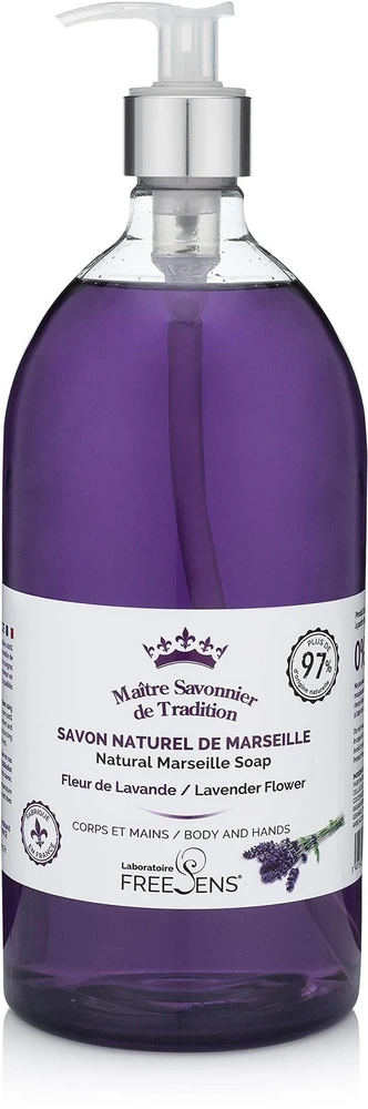 Laboratoire Freesens Freesens Lavandula Gentle Cleansing Liquid Soap For Hands & Body, 1000 ml