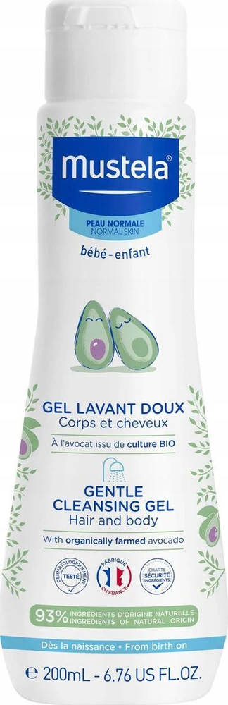 "Mustela" švelnus valomasis gelis 200ml