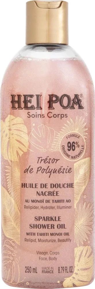 Hei Poa Tresor De Polynesie Sparkling Shower Oil For All Skin Types, 250 ml