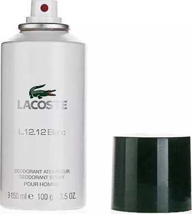 Lacoste L.12.12 Blanc vyriškas dezodorantas su nuimtu dangteliu