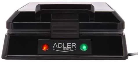 Vaflinė Adler AD 3036 sidabrinė ir-juoda