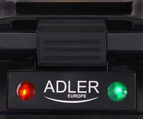 Vaflinė Adler AD 3036 sidabrinė ir-juoda