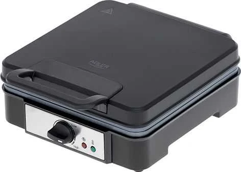 Adler | Vaflinė | AD 3049 | 1200 W | Number of pastry 4 | Belgium | Juodas