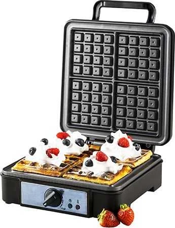 Adler | Vaflinė | AD 3049 | 1200 W | Number of pastry 4 | Belgium | Juodas