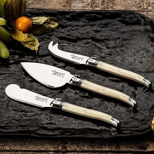 Laguiole LAGUIOLE Sūrio peiliai Laguiole Pearl SET 3 SdV