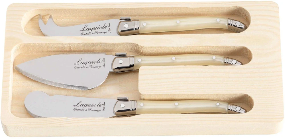 Laguiole LAGUIOLE Sūrio peiliai Laguiole Pearl SET 3 SdV