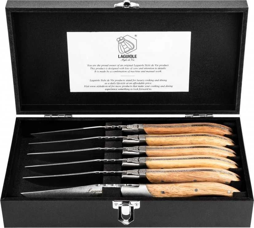 Steiko peilių rinkinys Forged Luxury Oak Wood