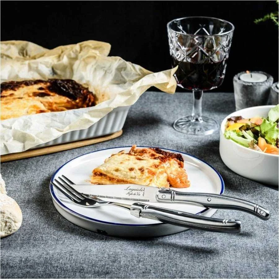 Steiko peiliai LAGUIOLE Premium Line by STYLE DE VIE, 6 vnt. su stovu, nerūdijančio plieno