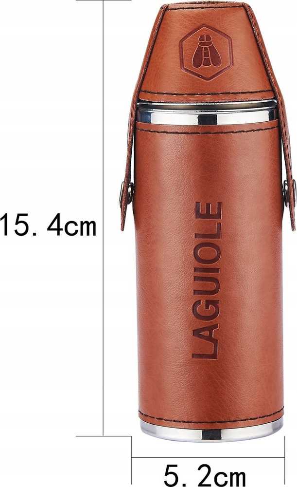Gertuvė Laguiole Tradition Laguiole Flachmann inkl. 2 Becher