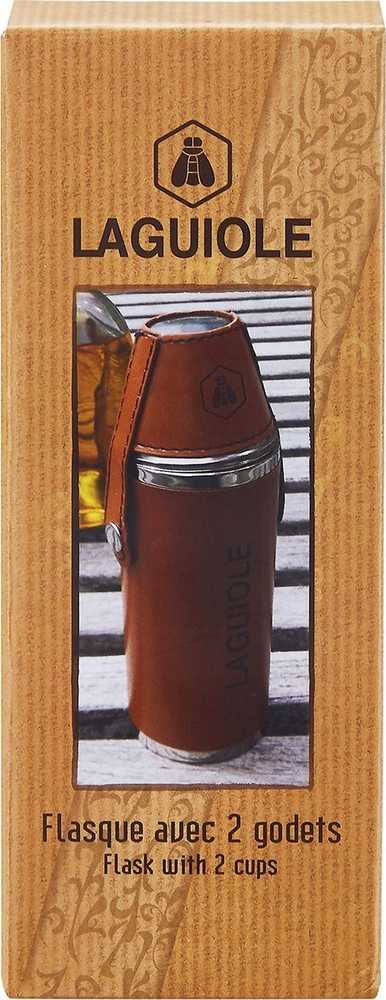 Gertuvė Laguiole Tradition Laguiole Flachmann inkl. 2 Becher