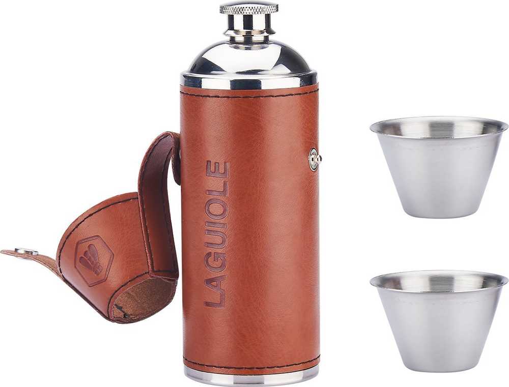 Gertuvė Laguiole Tradition Laguiole Flachmann inkl. 2 Becher