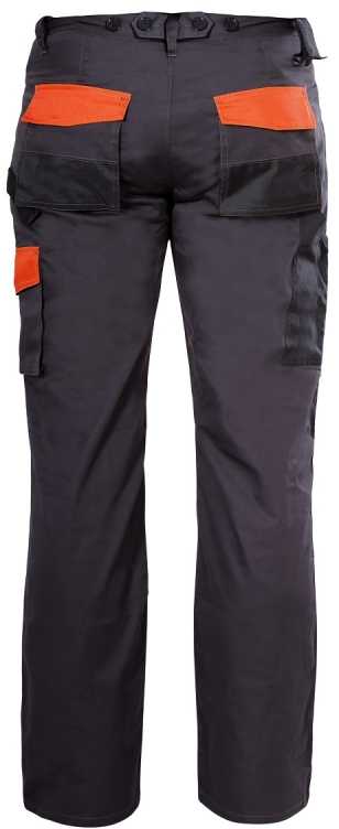 Lahti Pro Kelnės Kelnės grafito-oranžinės, 190g/m2, "3xl (60)", ce, lahti