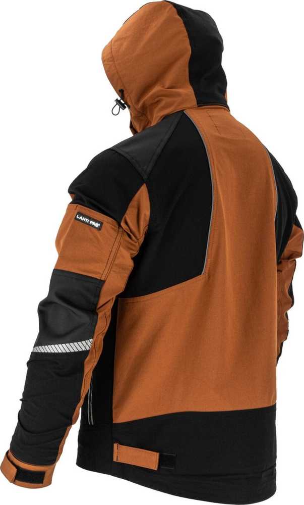 Lahti Pro Bluza, Tamprus rudas ir juodas megztinis, "2xl", ce, lahti