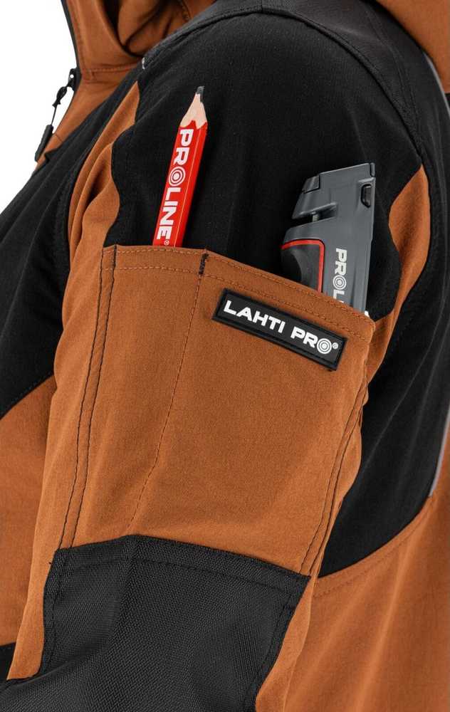 Lahti Pro Bluza, Tamprus rudos ir juodos spalvos megztinis, „L“, ce, Lahti